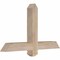 Ekena Millwork Eugene Smooth Timber Gable Bracket, Douglas Fir, 36"W x 21"H x 3 1/2"D x 3 1/2"F, 14/12 Pitch GBW036X21X0404EUG00SDF - alternate 4